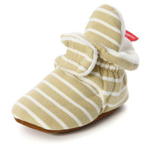 Newborn Baby Socks Shoes Boy Girl Star Toddler First Walkers Booties Cotton Comfort Soft Anti-slip Warm Infant Crib Shoes - Fab Getup Shop