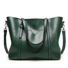 Women bag Oil wax Women's Leather Handbags Luxury Lady Hand Bags With Purse Pocket - Fab Getup Shop