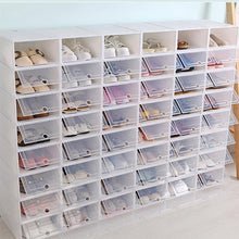 Shoes Boxes Thickened Transparent Drawer Case Plastic Shoe Boxes Stackable Box Shoe Organizer - Fab Getup Shop