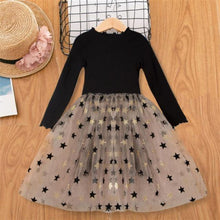 Winter Knitted Chiffon Girl Dress Christmas Party Long Sleeve Children Clothes Kids - Fab Getup Shop