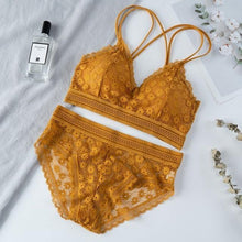 Lace Bra Sets Seamless Underwear Backless Vest  Panties Lingerie Padded Bralette Ultrathin Briefs Female  Intimates - Fab Getup Shop