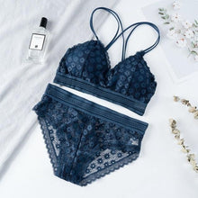 Lace Bra Sets Seamless Underwear Backless Vest  Panties Lingerie Padded Bralette Ultrathin Briefs Female  Intimates - Fab Getup Shop