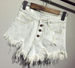 Summer Cool Women Denim Booty Shorts High Waists - Fab Getup Shop