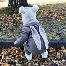 Baby Girl Rabbit Ear Romper Boy Jumpsuit Infant Outfits Kid Zip Warm 3D Bunny Long Sleeve Clothes Kids Rabbit Overall - Fab Getup Shop