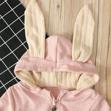 Baby Girl Rabbit Ear Romper Boy Jumpsuit Infant Outfits Kid Zip Warm 3D Bunny Long Sleeve Clothes Kids Rabbit Overall - Fab Getup Shop