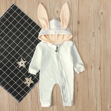 Baby Girl Rabbit Ear Romper Boy Jumpsuit Infant Outfits Kid Zip Warm 3D Bunny Long Sleeve Clothes Kids Rabbit Overall - Fab Getup Shop