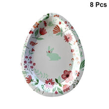 1pc Happy Easter Decoration Rabbit Bunny Egg Shape Banner Cup Plate Gift Bags Easter Party Deco Disposable Tableware Party Favor - Fab Getup Shop