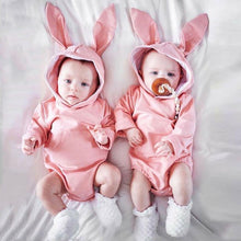 Baby Girl Long Sleeve Bunny Hooded Boy Romper Newborn Outfit Kids Bodysuit Kid Easter Warm Cotton Outfits - Fab Getup Shop