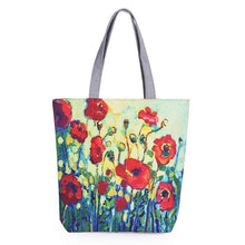 Miyahouse Floral Printed Canvas Tote Female Single Shopping Bags Large Capacity Women Canvas Beach Bags Casual Tote Feminina - Fab Getup Shop