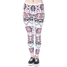 Zohra Brands Women Fashion Legging Aztec Round Ombre Printing leggins Slim High Waist  Leggings Woman Pants - Fab Getup Shop