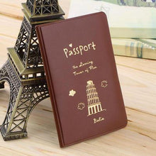 Passport Cover Documents Bag Utility PU Leather Passport Holder Travel Pouch ID Card Package Case for Men Women - Fab Getup Shop