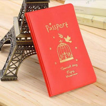 Passport Cover Documents Bag Utility PU Leather Passport Holder Travel Pouch ID Card Package Case for Men Women - Fab Getup Shop