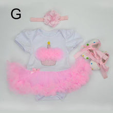 Christmas Baby Girl Infant 3pcs Clothing Sets Suit Princess Tutu Romper Dress/Jumpsuit Xmas Bebe Party Birthday Costumes Vestido - Fab Getup Shop
