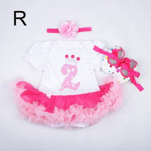 Christmas Baby Girl Infant 3pcs Clothing Sets Suit Princess Tutu Romper Dress/Jumpsuit Xmas Bebe Party Birthday Costumes Vestido - Fab Getup Shop