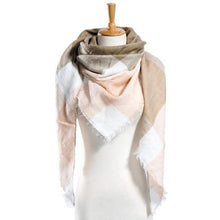 Winter Scarf Plaid Scarf Designer Unisex Acrylic Basic Shawls Women's Scarves  VS051 - Fab Getup Shop