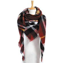 Winter Scarf Plaid Scarf Designer Unisex Acrylic Basic Shawls Women's Scarves  VS051 - Fab Getup Shop