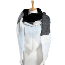 Winter Scarf Plaid Scarf Designer Unisex Acrylic Basic Shawls Women's Scarves  VS051 - Fab Getup Shop
