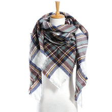Winter Scarf Plaid Scarf Designer Unisex Acrylic Basic Shawls Women's Scarves  VS051 - Fab Getup Shop