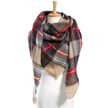Winter Scarf Plaid Scarf Designer Unisex Acrylic Basic Shawls Women's Scarves  VS051 - Fab Getup Shop