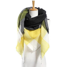 Winter Scarf Plaid Scarf Designer Unisex Acrylic Basic Shawls Women's Scarves  VS051 - Fab Getup Shop