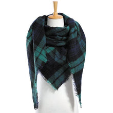 Winter Scarf Plaid Scarf Designer Unisex Acrylic Basic Shawls Women's Scarves  VS051 - Fab Getup Shop