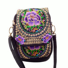 Boho Ethnic Embroidery Bag Vintage Embroidered Canvas Cover Shoulder Messenger Bags Women Small Coins Travel Beach Phone Purse - Fab Getup Shop