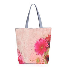 Miyahouse Floral Printed Canvas Tote Female Single Shopping Bags Large Capacity Women Canvas Beach Bags Casual Tote Feminina - Fab Getup Shop