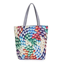 Miyahouse Floral Printed Canvas Tote Female Single Shopping Bags Large Capacity Women Canvas Beach Bags Casual Tote Feminina - Fab Getup Shop