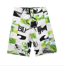 Mens Shorts Surf Board Shorts Summer Sport Beach Bermuda Short Pants Quick Dry Silver Boardshorts - Fab Getup Shop