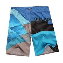 Mens Shorts Surf Board Shorts Summer Sport Beach Bermuda Short Pants Quick Dry Silver Boardshorts - Fab Getup Shop