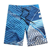Mens Shorts Surf Board Shorts Summer Sport Beach Bermuda Short Pants Quick Dry Silver Boardshorts - Fab Getup Shop