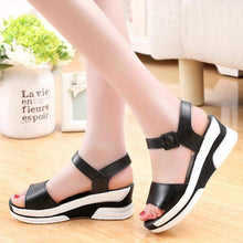 Summer shoes woman Platform Sandals Women Soft Leather Casual Open Toe Gladiator wedges Women Shoes zapatos mujer X6 - Fab Getup Shop