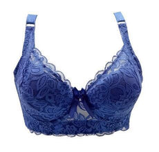 Ladies Women Sexy Underwear 3/4 Cup Padded Lace Sheer Bra - Fab Getup Shop