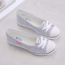 Spring light canvas shoes women shoes slip-on Korean tide students set foot pedal flat shoes - Fab Getup Shop