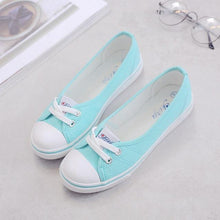 Spring light canvas shoes women shoes slip-on Korean tide students set foot pedal flat shoes - Fab Getup Shop