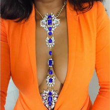 Exquisite Bodychain Vintage crystal necklaces For Women Statement Bijoux Femme Jewelry bodychain - Fab Getup Shop