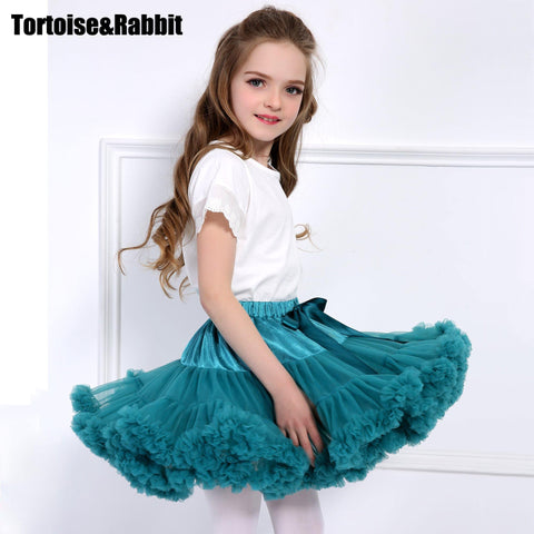 Baby Girls Tutu Skirt Fluffy Children Ballet Kids Pettiskirt Baby Girl Skirts Princess Tulle Party Dance Skirts - Fab Getup Shop