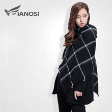 Brand Scarf Women Fashion Scarves  Blankets Soft Cashmere Winter Scarf warm Square Plaid Shawl 009 - Fab Getup Shop