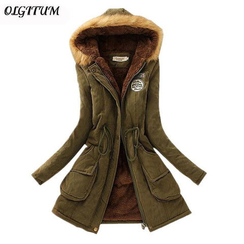 Parkas Female Women Winter Coat Thickening Cotton Winter Jacket Womens Outwear Parkas for Women Winter - Fab Getup Shop