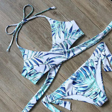 RXRXCOCO Cross Brazilian Bikinis Women Swimwear Beach Bathing Suit Push Up Bikini Set Halter Top Bandage Swimsuits - Fab Getup Shop