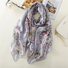 Women Silk scarf Beach Shawl and Luxurious Wrap Designer scarves Plus Size female beach stole bandana - Fab Getup Shop