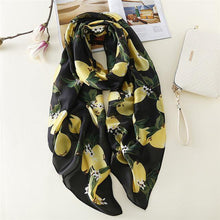 Women Silk scarf Beach Shawl and Luxurious Wrap Designer scarves Plus Size female beach stole bandana - Fab Getup Shop