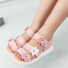 Summer Style Children Sandals Girls Princess Beautiful Flower Shoes Kids Flat Sandals Baby Girls Roman Shoes - Fab Getup Shop