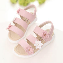 Summer Style Children Sandals Girls Princess Beautiful Flower Shoes Kids Flat Sandals Baby Girls Roman Shoes - Fab Getup Shop