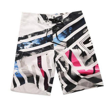 Mens Shorts Surf Board Shorts Summer Sport Beach Bermuda Short Pants Quick Dry Silver Boardshorts - Fab Getup Shop