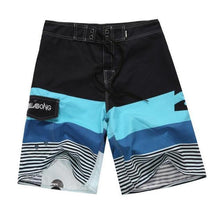 Mens Shorts Surf Board Shorts Summer Sport Beach Bermuda Short Pants Quick Dry Silver Boardshorts - Fab Getup Shop