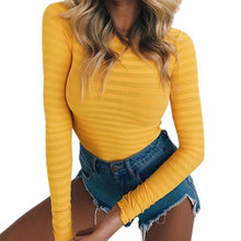 Autumn Bodycon Bodysuits Feminino Mujer Sexy Stretchy Rompers Long Sleeve O Neck Women Body Winter Jumpsuit - Fab Getup Shop