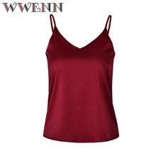 Crop Top Women Camis Silk Satin Halter Top Women Camisole Summer Style Sexy Sleeveless Vest Slim White Tops - Fab Getup Shop