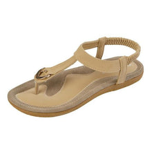 35-42  Women Sandal Flat Heel  Summer Casual Single Shoes Woman Soft Bottom Slippers Sandals - Fab Getup Shop