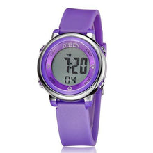 OHSEN brand digital LCD kids girls fashion wristwatch cute pink Rubber strap 30M waterproof Child watches alarm hand clocks - Fab Getup Shop